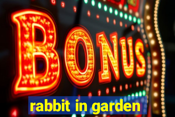 rabbit in garden