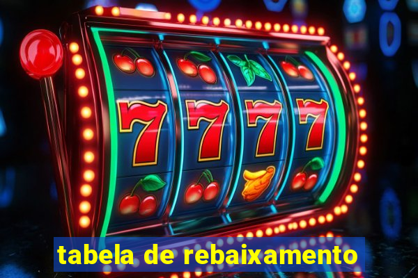 tabela de rebaixamento