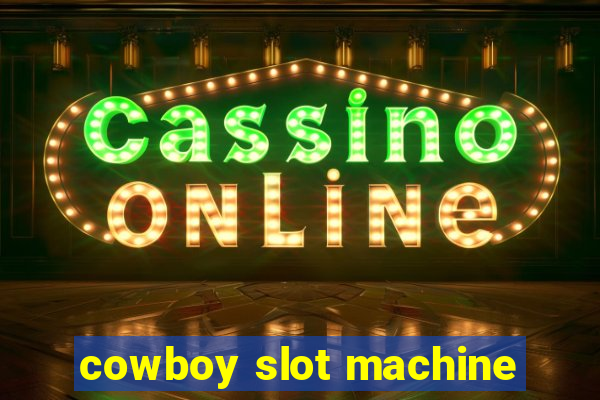 cowboy slot machine