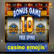 casino emojis