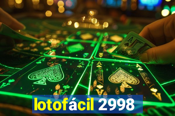 lotofácil 2998