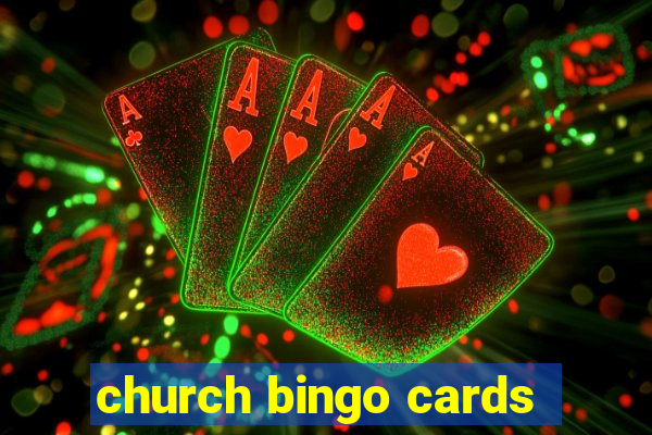 church bingo cards