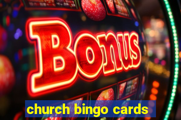 church bingo cards