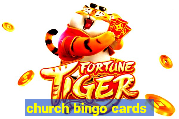 church bingo cards