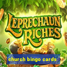 church bingo cards