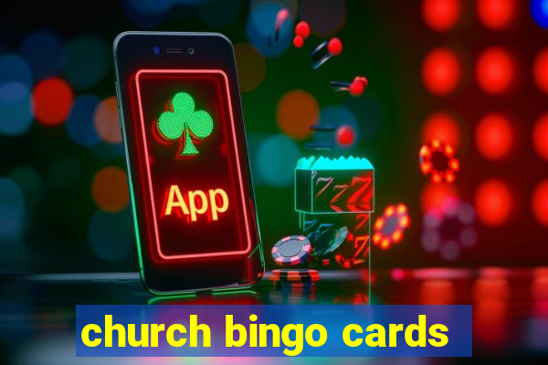 church bingo cards