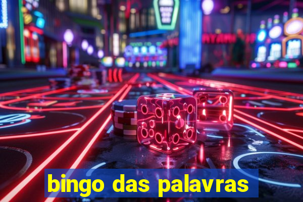 bingo das palavras