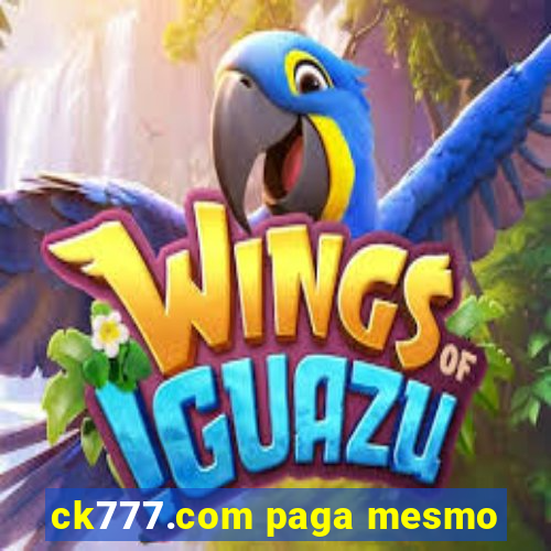 ck777.com paga mesmo