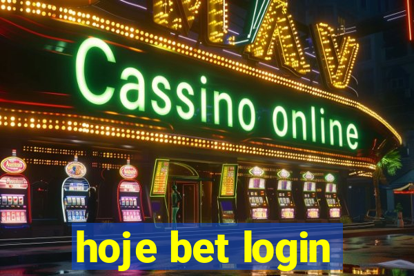 hoje bet login