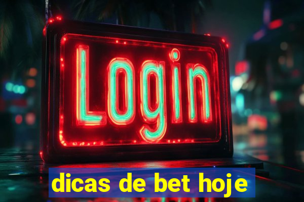 dicas de bet hoje