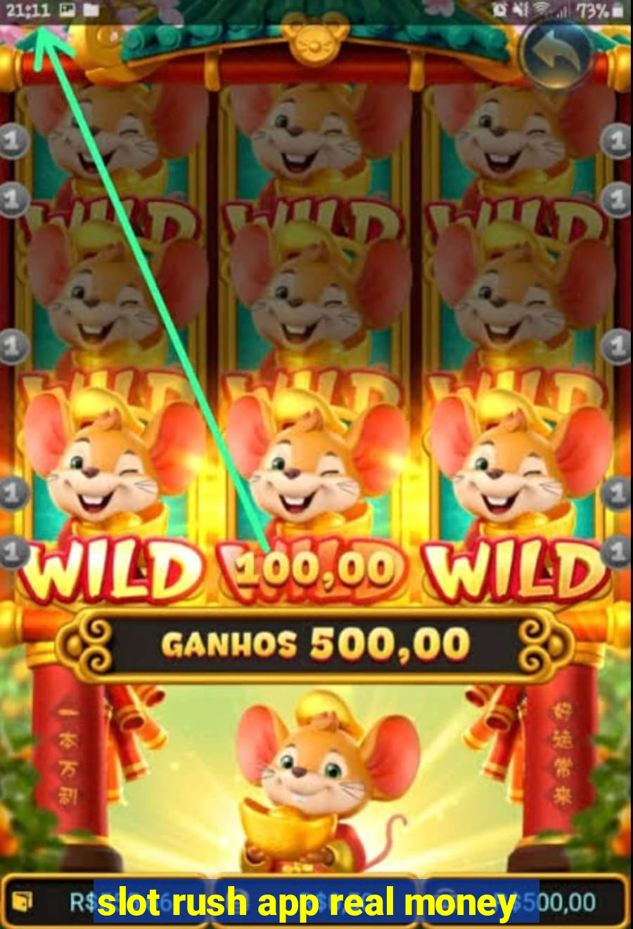 slot rush app real money