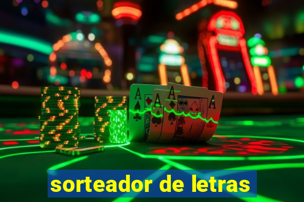 sorteador de letras