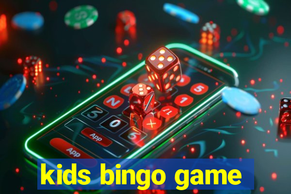 kids bingo game