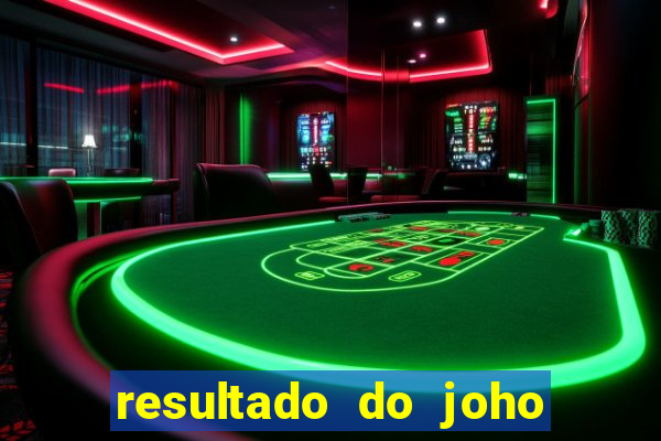 resultado do joho do bicho