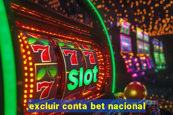 excluir conta bet nacional