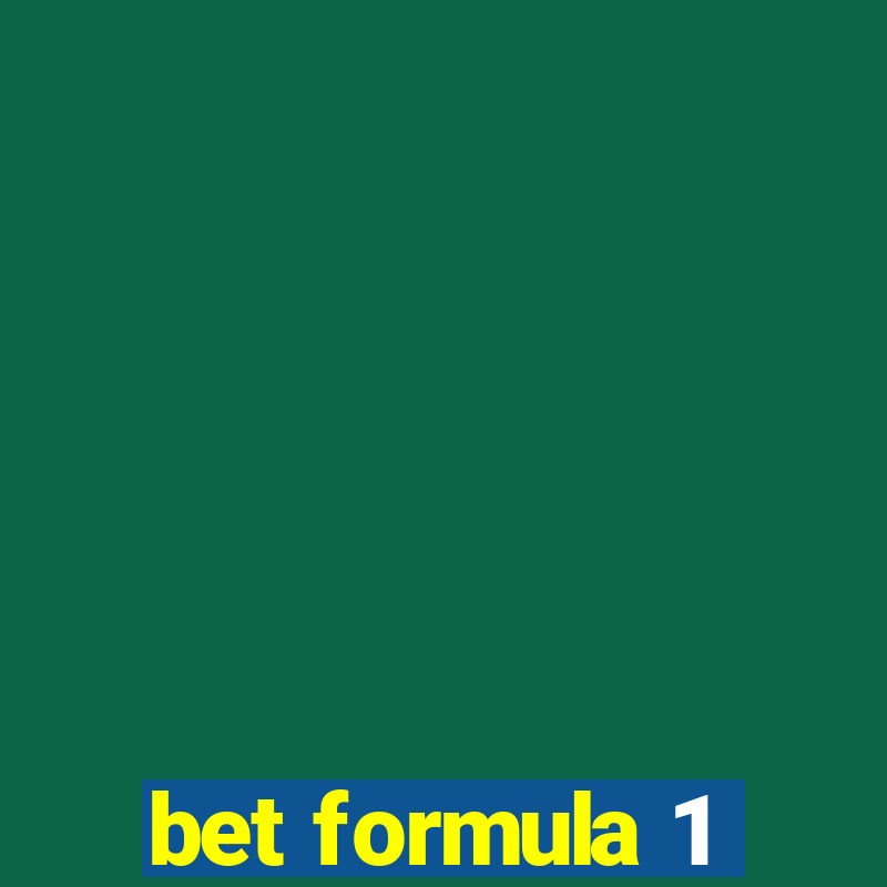 bet formula 1