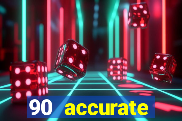 90 accurate football predictions