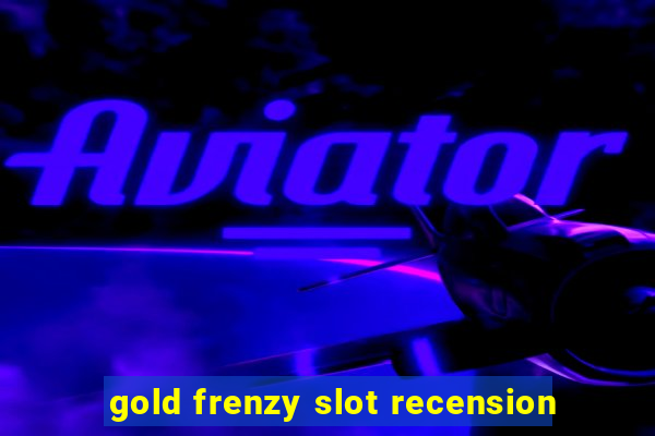 gold frenzy slot recension