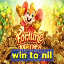 win to nil