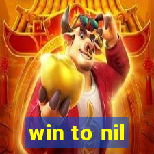 win to nil