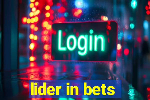 lider in bets