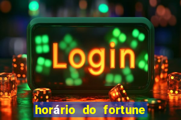 horário do fortune rabbit hoje