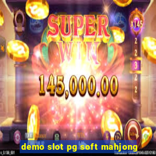 demo slot pg soft mahjong