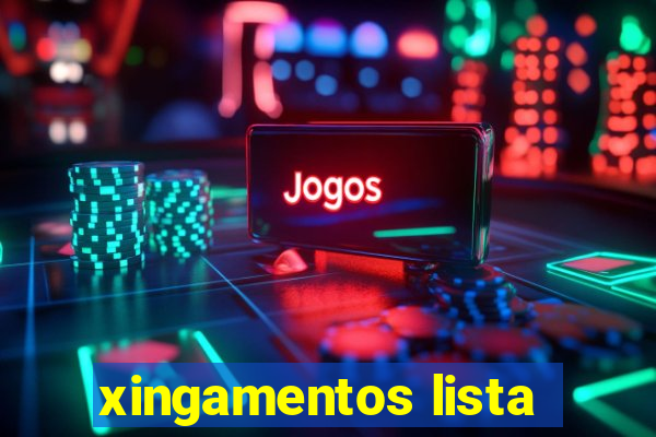 xingamentos lista