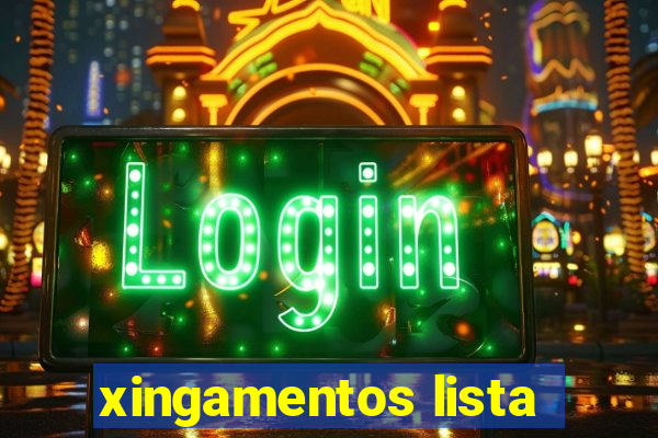 xingamentos lista