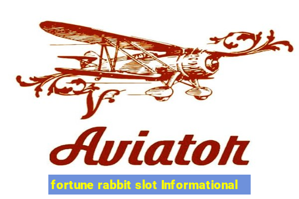 fortune rabbit slot Informational