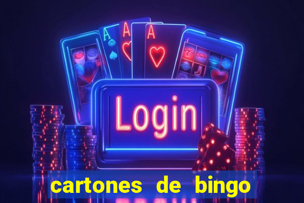 cartones de bingo para imprimir