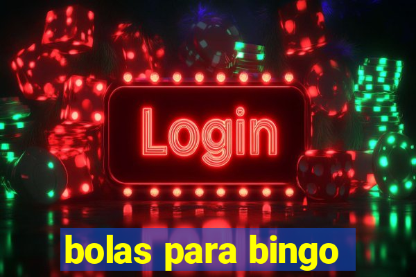 bolas para bingo