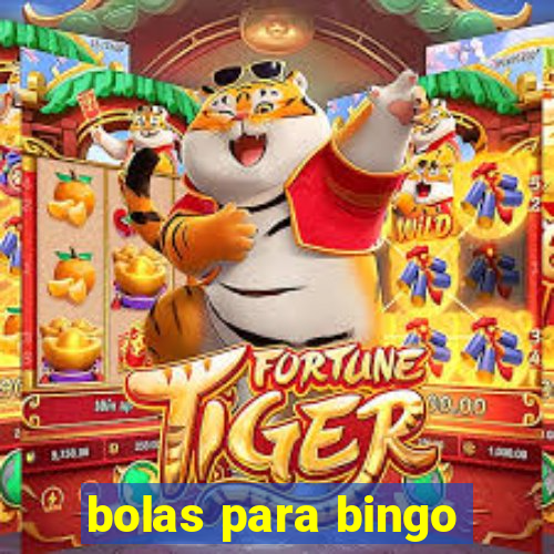 bolas para bingo