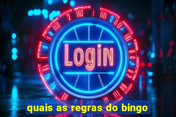 quais as regras do bingo