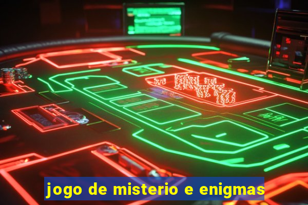 jogo de misterio e enigmas