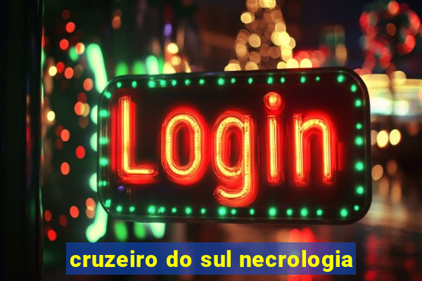 cruzeiro do sul necrologia