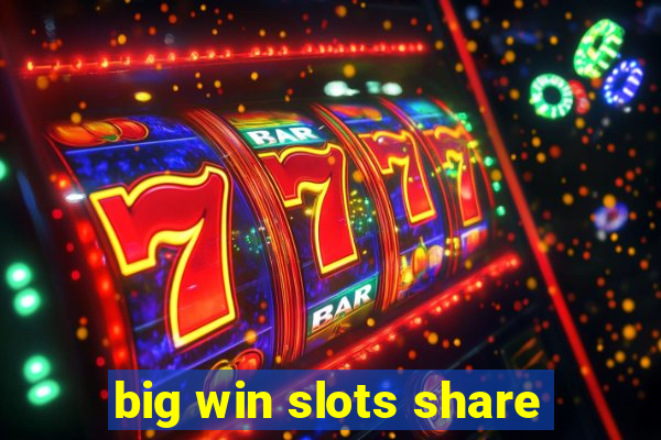 big win slots share