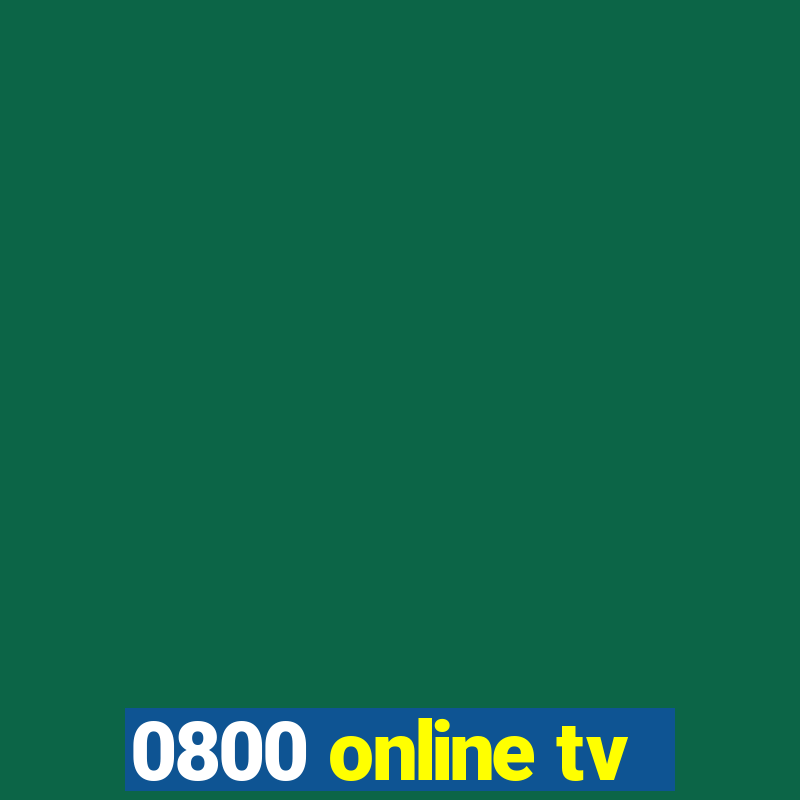 0800 online tv