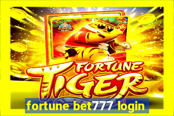 fortune bet777 login