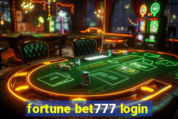 fortune bet777 login