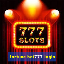 fortune bet777 login