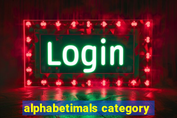 alphabetimals category