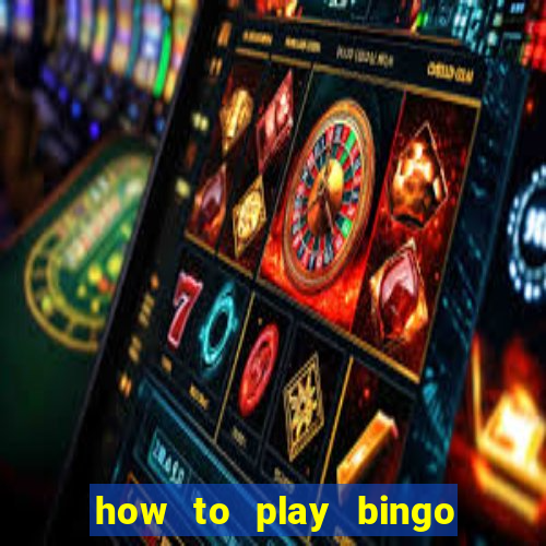 how to play bingo with playing cards