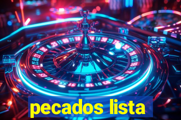 pecados lista