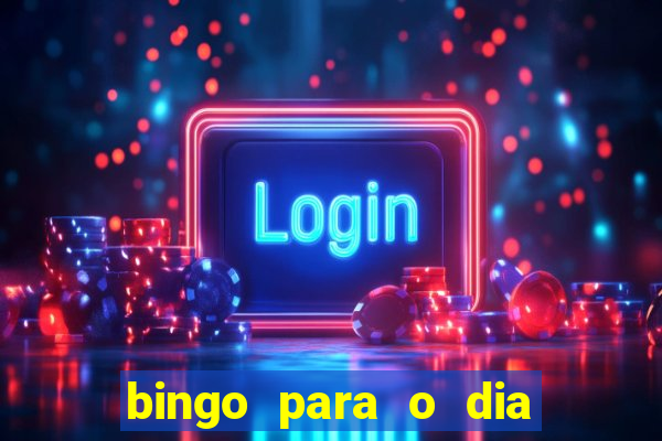 bingo para o dia do estudante