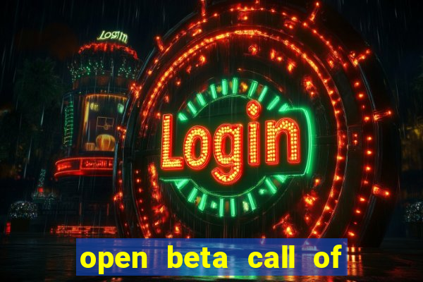 open beta call of duty black ops 6