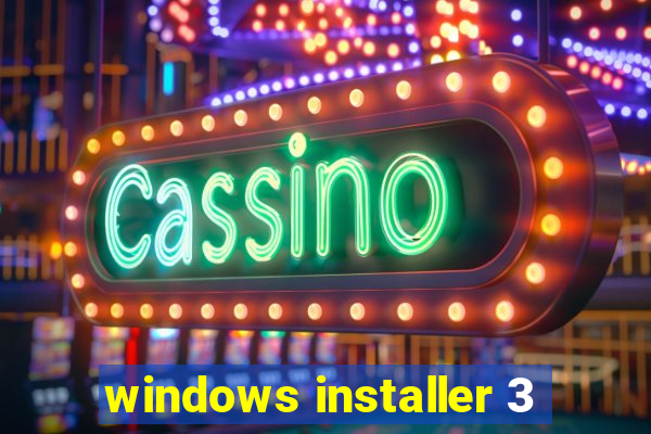 windows installer 3