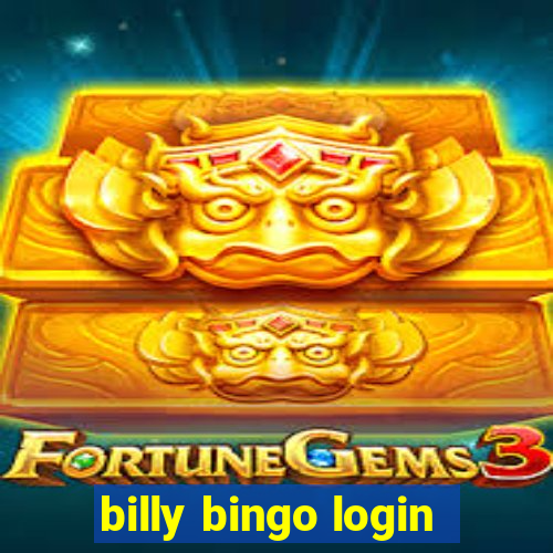 billy bingo login