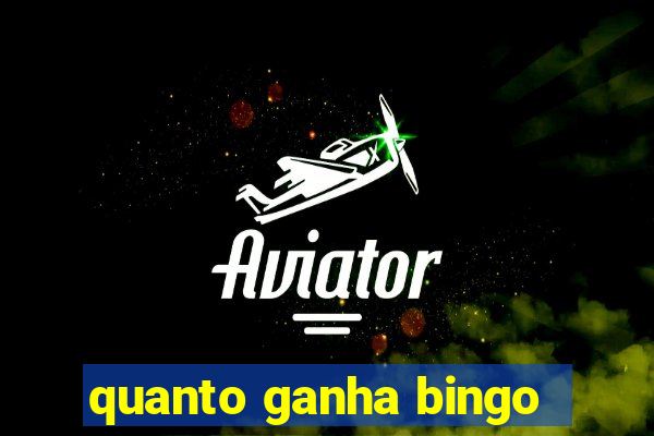 quanto ganha bingo