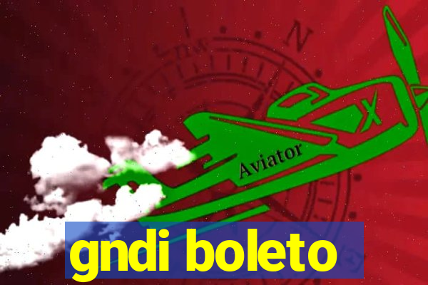 gndi boleto